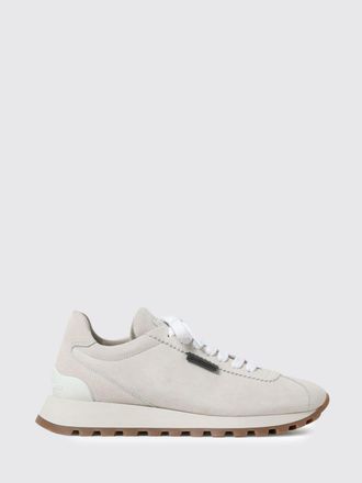 Brunello Cucinelli Sneakers Brunello Cucinelli in camoscio con dettaglio monile