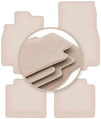 OEM Alfombrillas Beige Premium Para: Mercedes Clase B W245 Hatchback 2005-2011