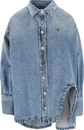The Attico Denim Shirt - Light Blue