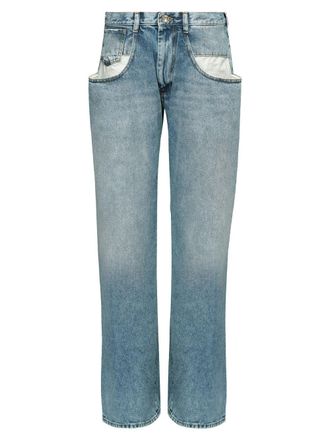 Maison Margiela Relaxed Fit Jeans With Contrasted Pockets