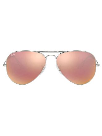 Ray-Ban RB3025L aviator-frame sunglasses - unisex - Metal - 58 - Silver