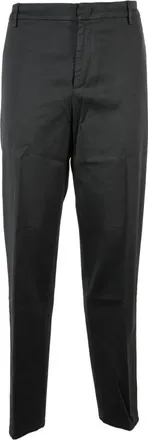 Dondup Broeken, Heren, Zwart, W36, Katoen, James Slim-fit Broeken