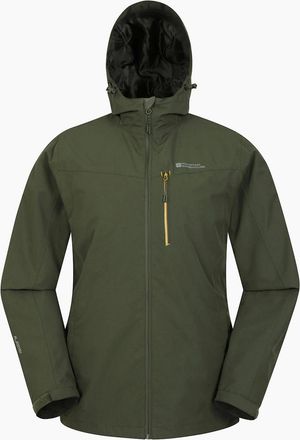 Mountain Warehouse Mens Mountain Warehouse Mens Brisk Extreme Waterproof Jacket - Green - Size: 40/Regular