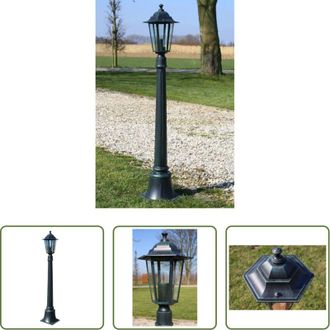 vidaXL vidaXL Illuminazione da giardino - Lampione da Giardino Preston 105 cm