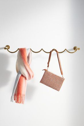 Anthropologie Yuna Scallop Garment Rack