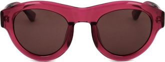 Linda Farrow DRIES VAN NOTEN DVN66 C4 Womens Sunglasses Red Size 51
