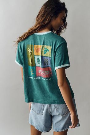 Pilcro Cotton Graphic Tee
