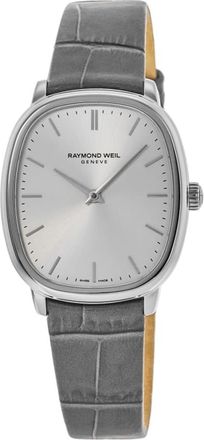 Raymond Weil Toccata Heritage Silver Dial Leather Strap Mens Watch 2280-STC-64001