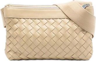 Bottega Veneta Borsa a tracolla in pelle Pre-owned - - Pre-owned - Donna - Beige - ONE SIZE