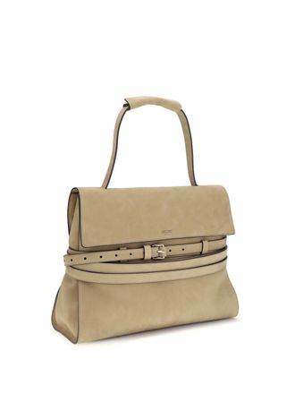 Moschino Womens Tie Me Handbag Ecru Calf Leather Bos Taurus Handbags Hand Bags