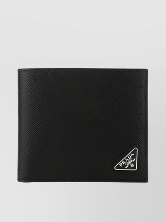 Prada saffiano leather bi-fold wallet