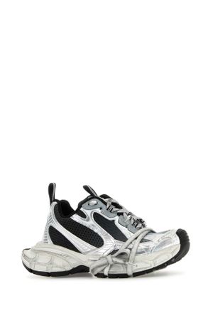Balenciaga Womens Multicolor Mesh And Rubber 3xl Gradient Sneakers Blk-Grey-White T Polyurethane Polyester Blk/grey/white