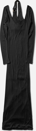 Jean Paul Gaultier Women s Piercing Longsleeve Dress Black