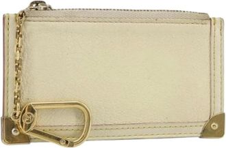 Louis Vuitton Pre-owned Wallets, female, White, Size: ONE SIZE Pre-owned Vintage Wallet