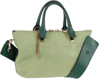 Chlo&eacute; Pre-owned Handbags, female, Green, Size: ONE SIZE Pre-owned Hand Bag
