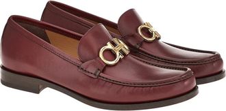 Ferragamo Mocassini Rolo - - Shoes - Uomo - Rosso - 40 EU