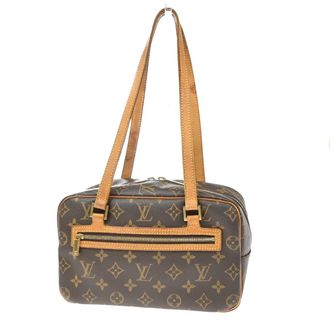 Louis Vuitton Cite Monogram Canvas Brown Canvas Handbag (Pre-Owned)