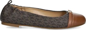 Michael Michael Kors Ballerine con monogramma - Marrone