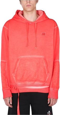 Helmut Lang Militair sweatshirt - Heren - Hoodies - Rood - S - Hoodies & sweatvesten