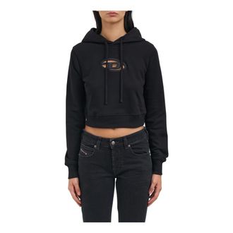 Diesel Hoodies, female, Black, Size: M Hoodies