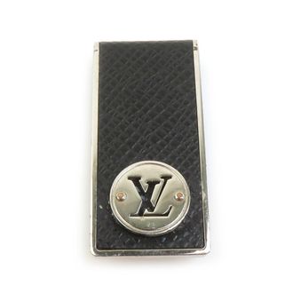Louis Vuitton Silver Black Metal Money Clip (Pre-Owned)