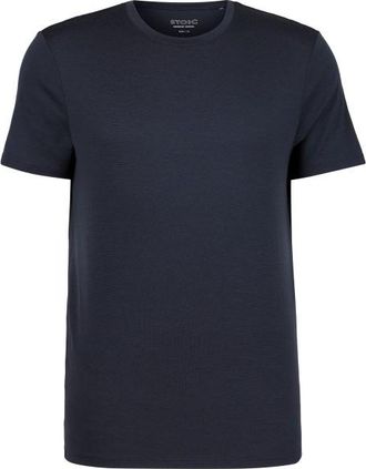 Stoic MerinoPure180 HaldenSt. T-Shirt Merinoshirt f&uuml;r Herren | blau