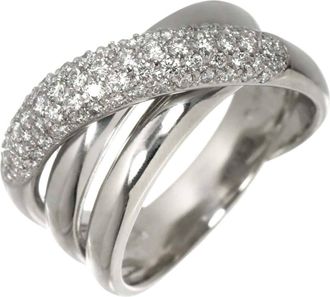Celine Platinum 900 Band Ring (Pre-Owned)