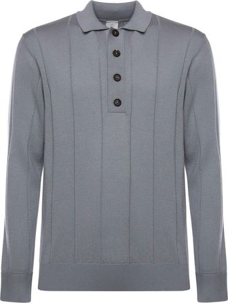 Eleventy Cotton And Cashmere Polo Shirt