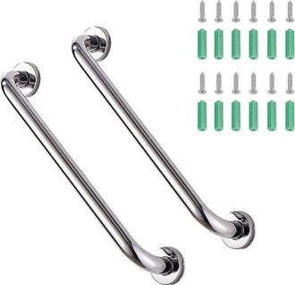 OEM Barra Apoyo 2 Piezas, 50 Cm, Acero Inoxidable, Barra Apoyo Inodoro, Barra Apoyo Barra Apoyo Antideslizante, Agarre Seguro, / Barra Apoyo