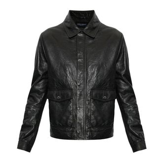 Dolce & Gabbana Giacca in pelle - - Jackets - Uomo - Nero - M
