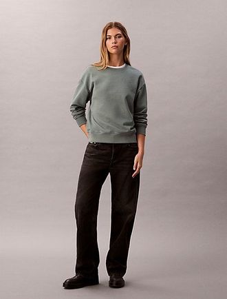 Calvin Klein Sudadera holgada de felpa con monograma