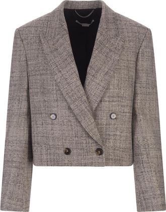 Stella McCartney Double-breasted Short Wide Blazer