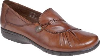 Rockport Womens Paulette Slip-On Flats In Almond