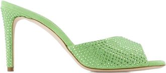 PARIS TEXAS Holly Stiletto 85 Mules Paris Texas Peridot