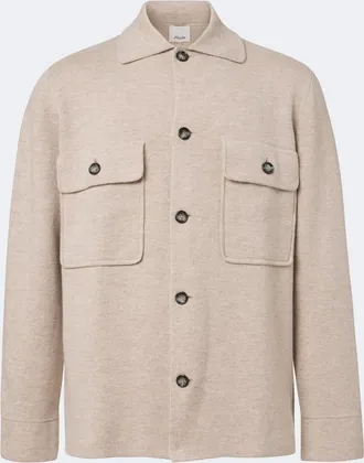 Allude Knitted wool and cashmere cardigan