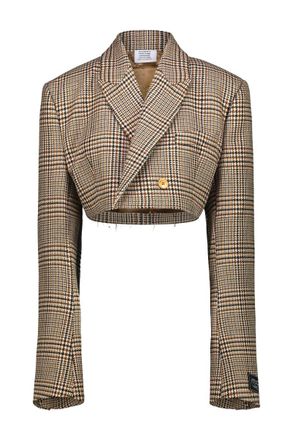 VETEMENTS Cropped Deconstructed Tailored Jacked