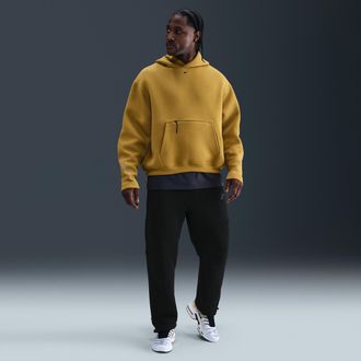 Nike Mens Tech Open-Hem Fleece Pants in Black | IM0697-010