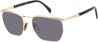 David Beckham DB 1225/S RHL/0D Mens Sunglasses Gold Size 55