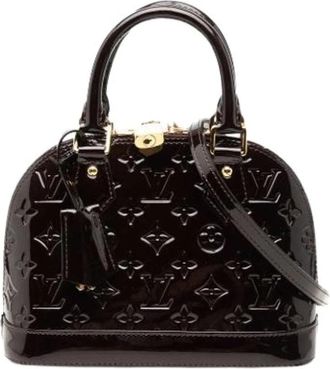 Louis Vuitton Pre-owned Alma BB - Dames - Vintage Handtas - Paars - ONE Size - Leer - Vintage