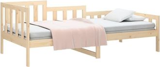vidaXL Day Bed without Mattress 90x190 cm Single Solid Wood Pine vidaXL