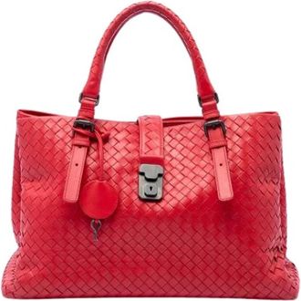 Bottega Veneta Pre-owned Leather totes - Dames - Vintage Handtas - Rood - ONE Size - Vintage