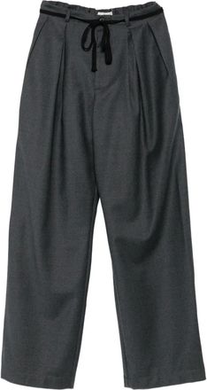 Barena Broek met trekkoord - Grijs