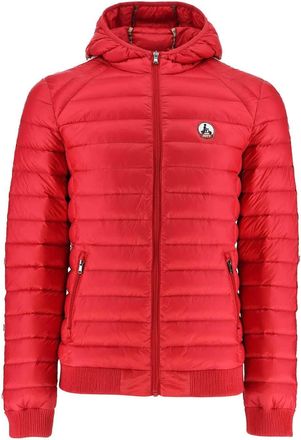 Jott Heren JOTT Colin Donsjack met capuchon in Rood