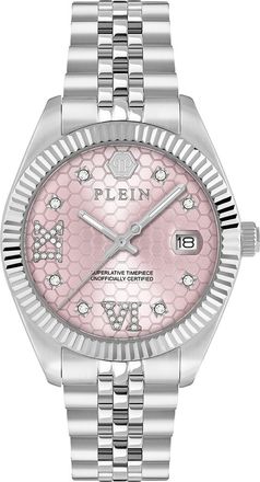 Philipp Plein Date Superlative Womens Silver Watch PWYFA0125 Stainless Steel - One Size