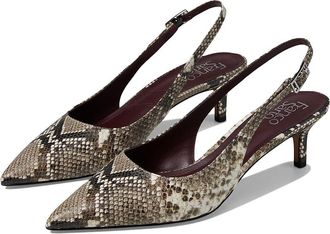 Franco Sarto Kate High Womens Heels Roccia Snake Faux Leather : 8.5 M