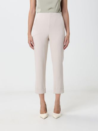 Hanita Wide-Leg Tailored Cr&ecirc;pe Trousers with Mid-Rise Waist