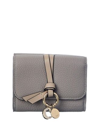 Chlo&eacute; Alphabet Leather French Wallet