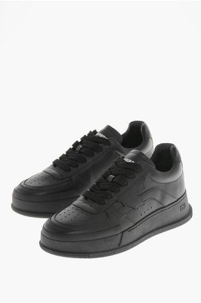 Dsquared2 Low Leather Sneakers CANADIAN in Solid Color size 40