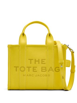 Marc Jacobs The Leather kleine shopper - Geel