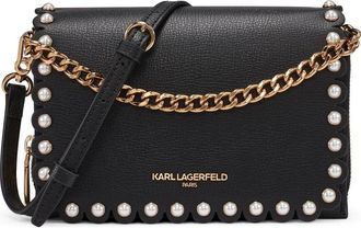 Karl Lagerfeld Lourdes Crossbody in Blue Aura at Nordstrom
